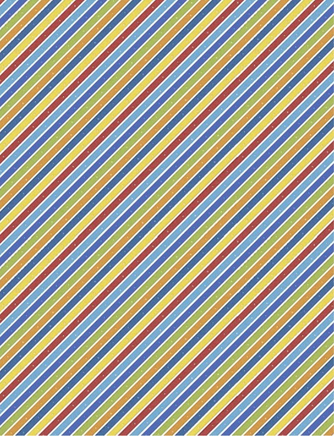Wilmington Prints-Alpha Bots-Diagonal Stripe Multi #3017-27631-143