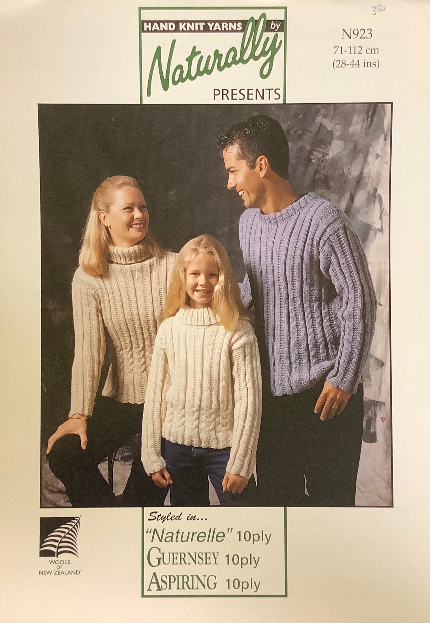 Naturally - Sweater His & Her’s Knit Pattern