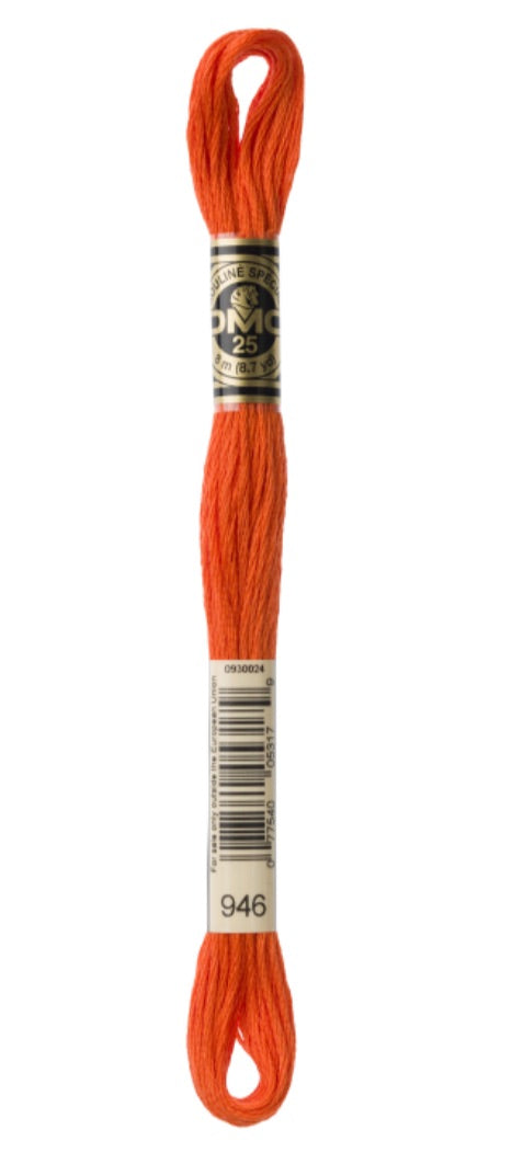 DMC-Six Strand Embroidery Floss-946-8m/8.7y