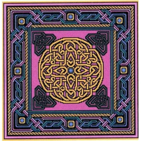 Landmark Tapestries and Charts-Gilt Sun-Cross Stitch Pattern