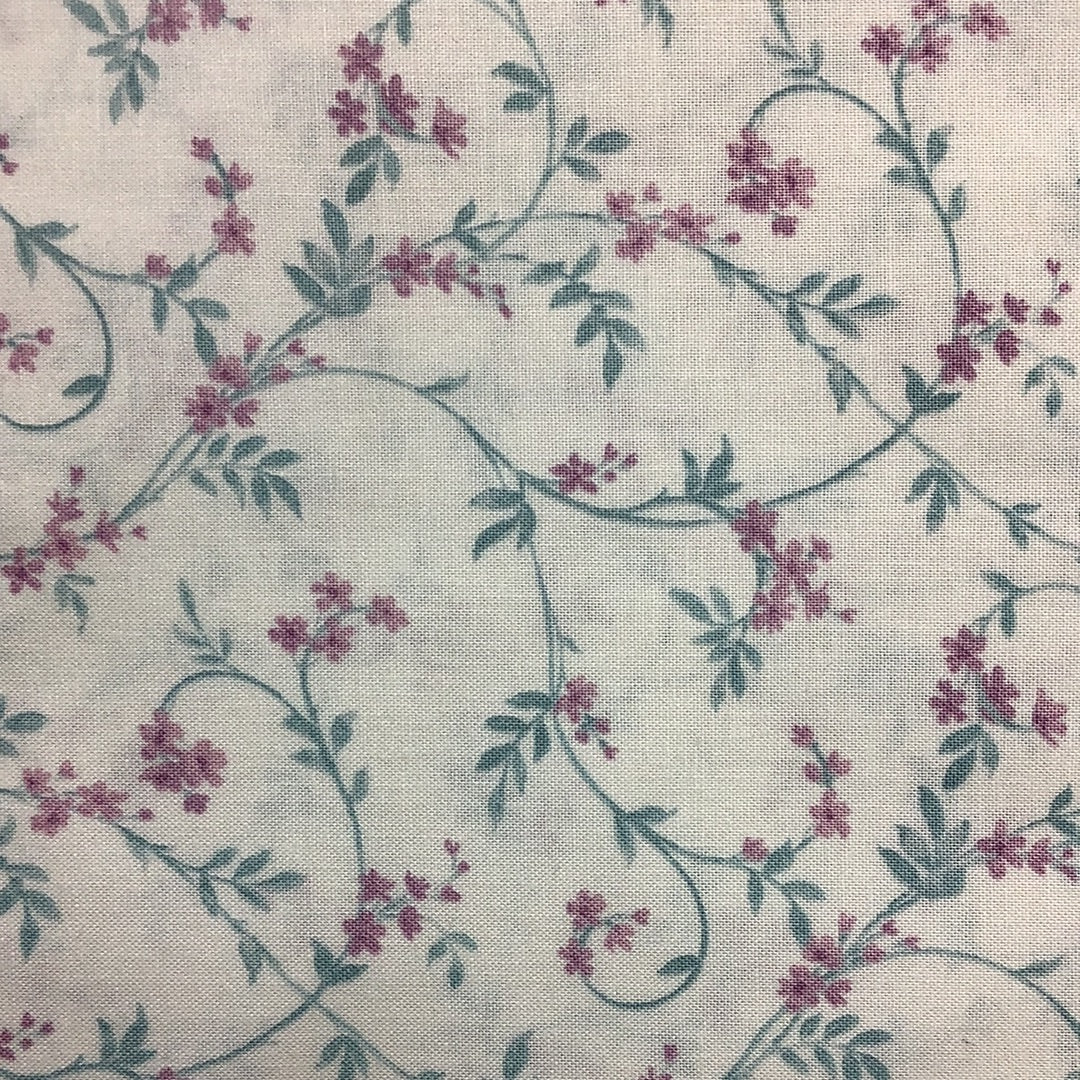 Camelot Fabrics Wisteria-Swirly Blossom
