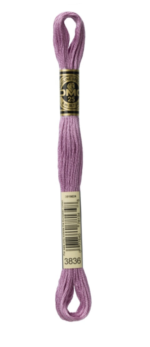 DMC-Six Strand Embroidery Floss-3836-8m/8.7y