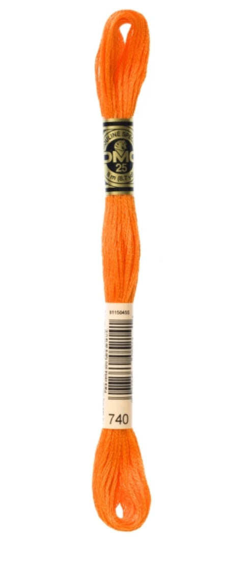 DMC-Six Strand Embroidery Floss-740-8m/8.7y