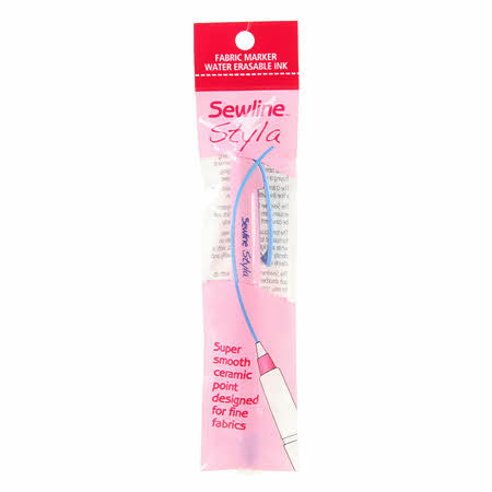 Sewline-Styla-Fabric Marker Water Erasable Ink #FAB50034