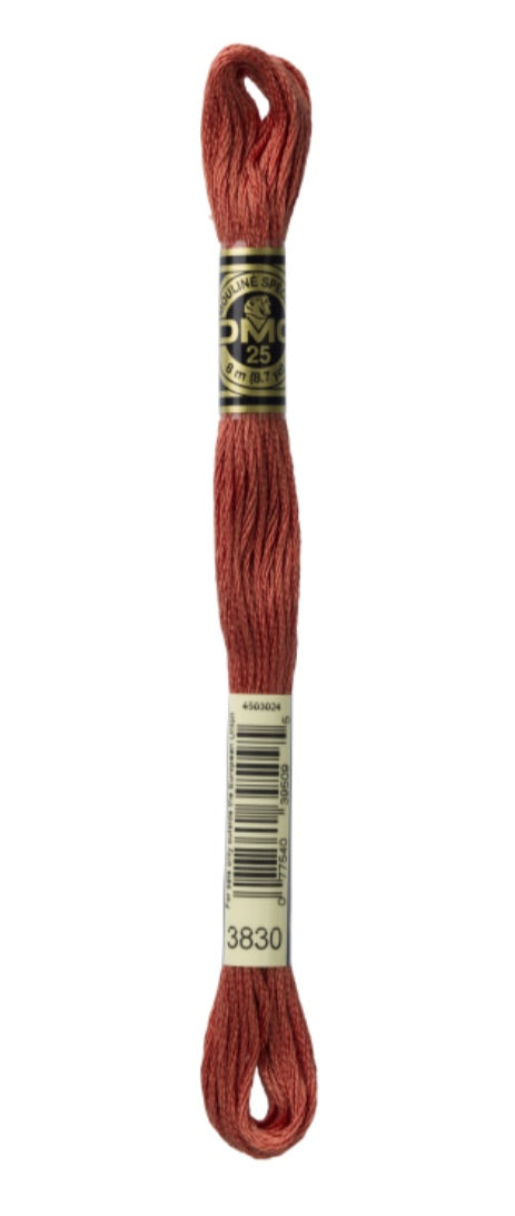 DMC-Six Strand Embroidery Floss-3830-8m/8.7y #3830