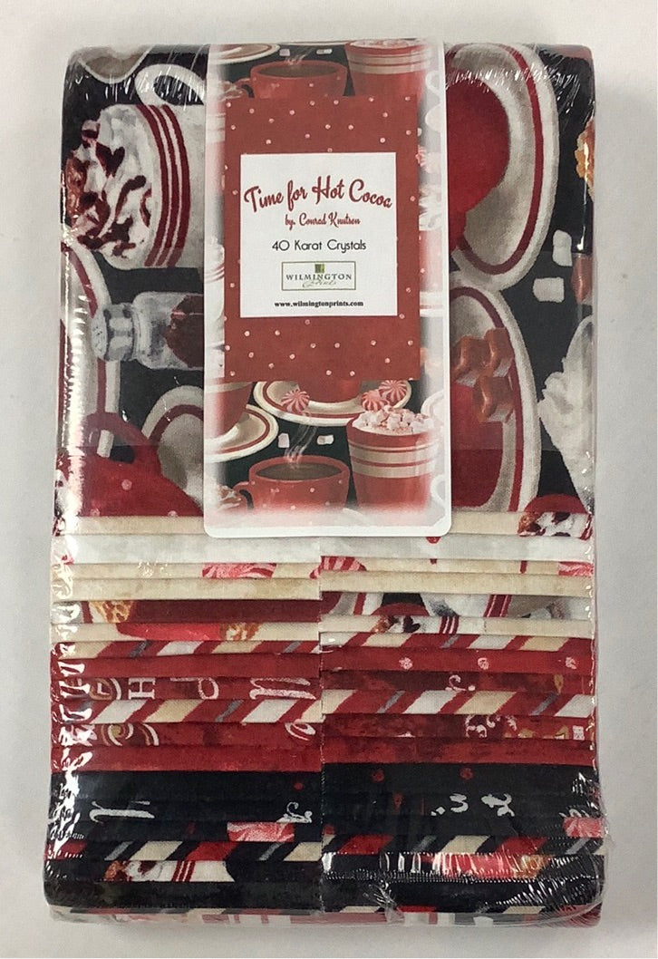 Wilmington Prints-Time For Hot Cocoa-Jelly Roll-40 Strips-2.5” x 44” Strips