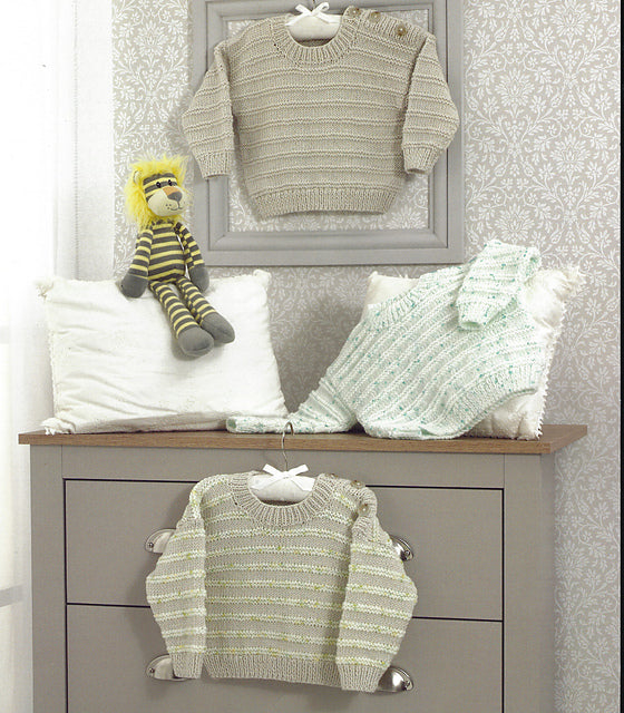 James C Brett - Tiny Tot Knitwear Pattern Leaflets
