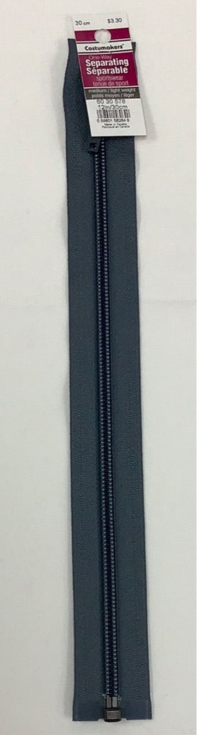 Costumakers-One Way Separating Sportswear-Medium-Light Weight-Zipper (30cm)