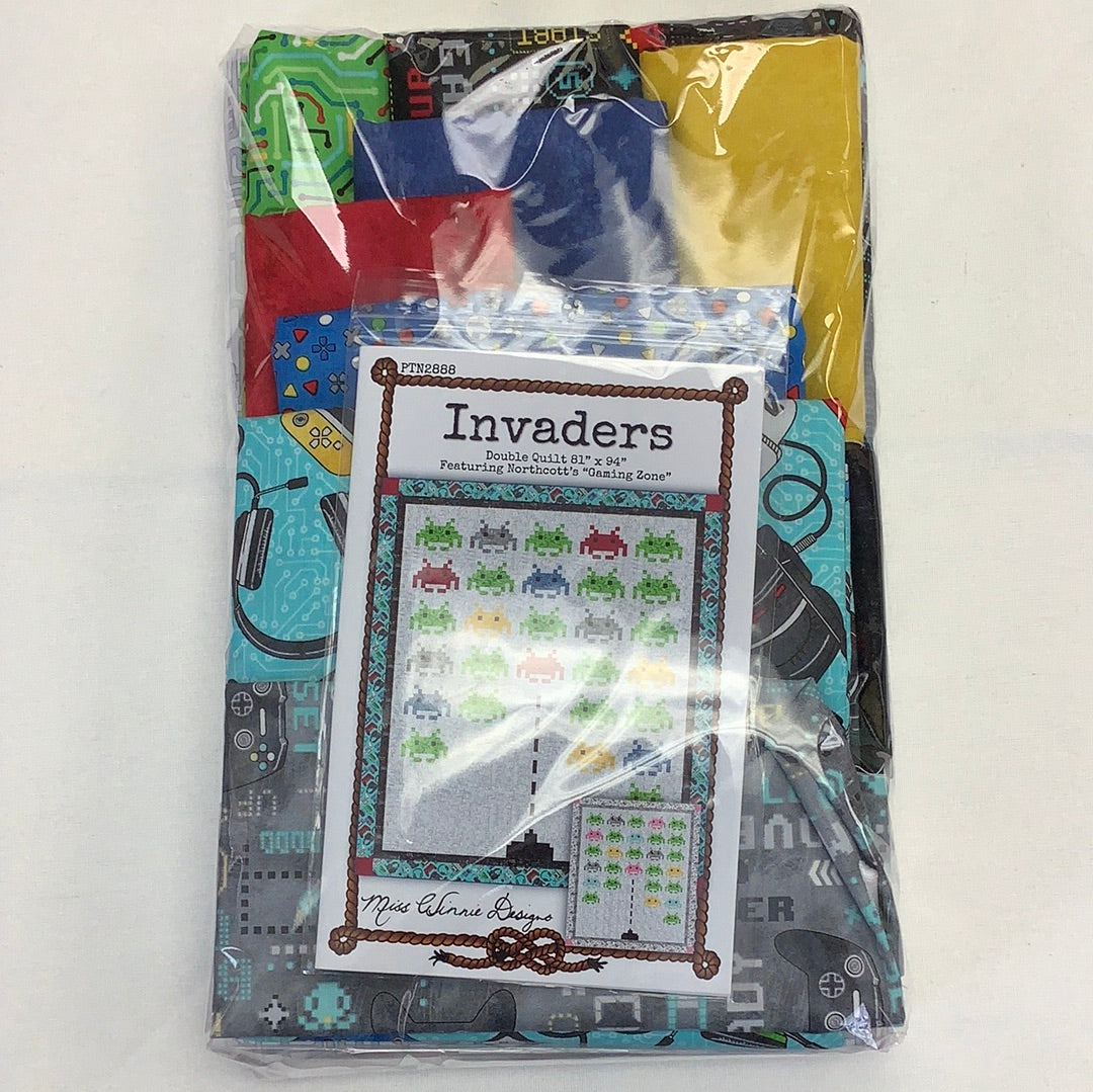 Miss Winnie Designs-Invaders-Double Quilt Kit #K000061