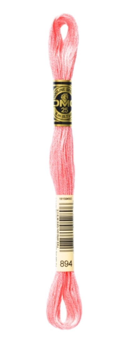 DMC-Six Strand Embroidery Floss-894-8m/8.7y #894
