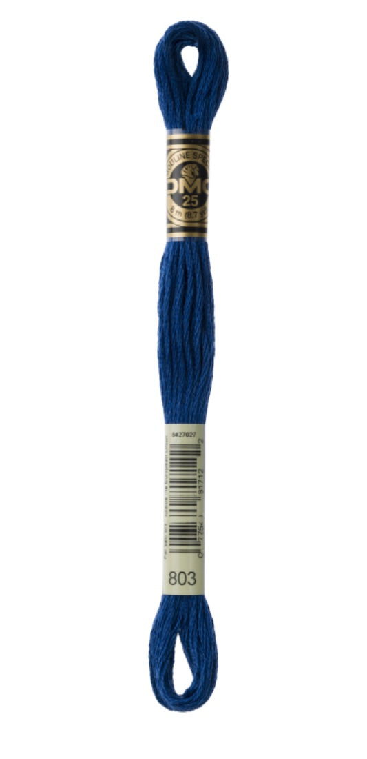 DMC-Six Strand Embroidery Floss-803-8m/8.7y