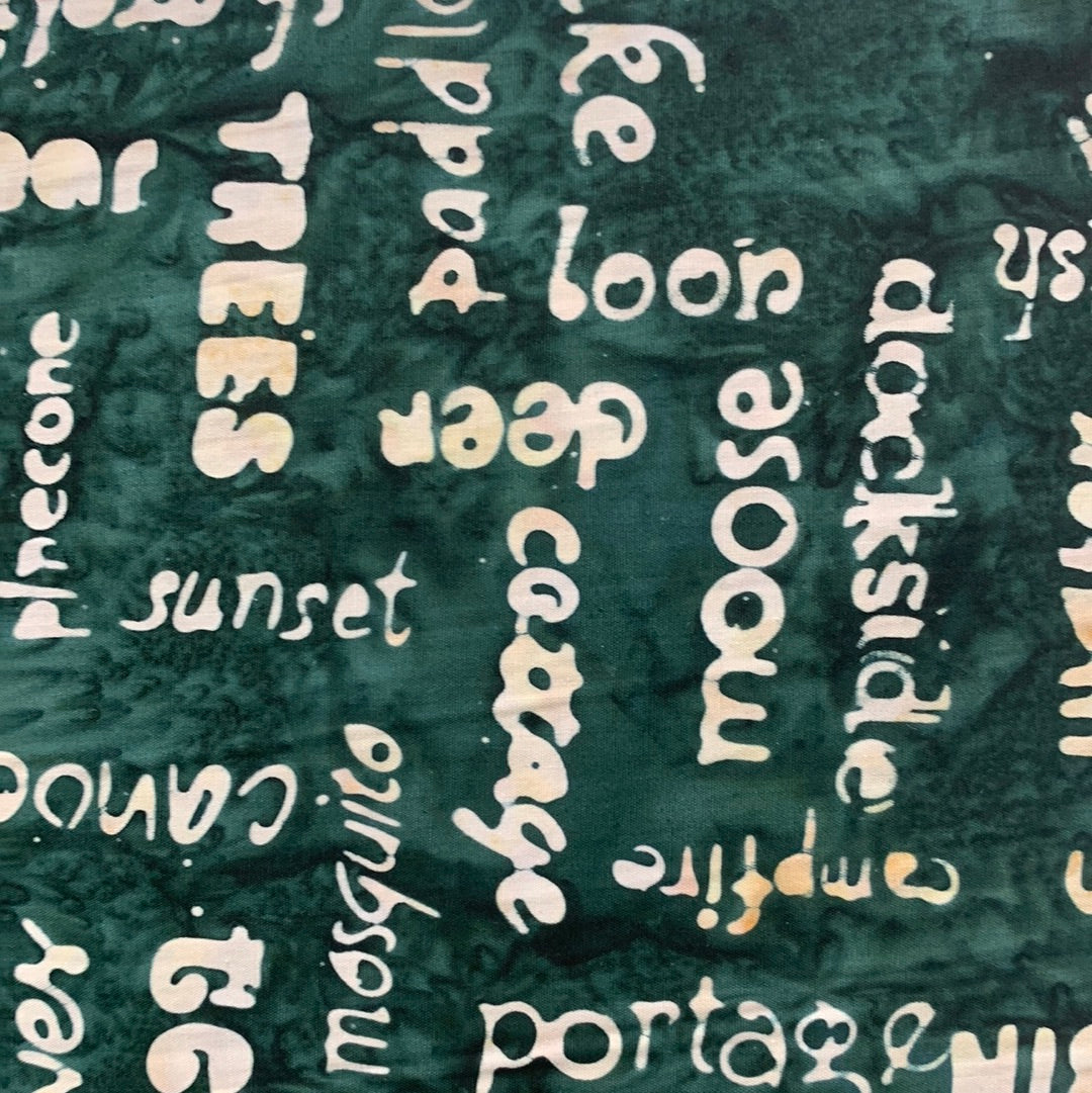 Northcott - Banyan Batiks - Canoe Lake