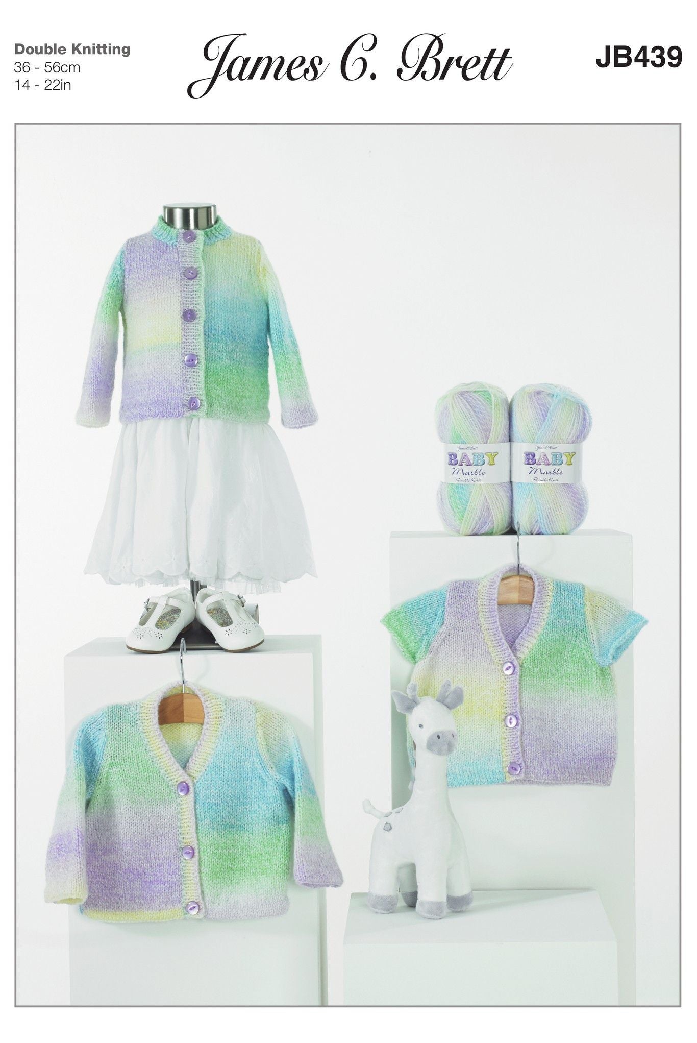 James C Brett - Tiny Tot Knitwear Pattern Leaflets