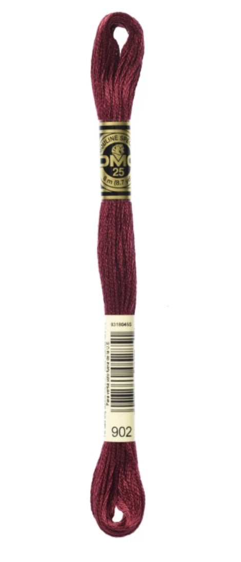 DMC-Six Strand Embroidery Floss-902-8m/8.7y