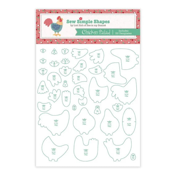 Sew Simple Shapes - Chicken Salad - 36 Templates