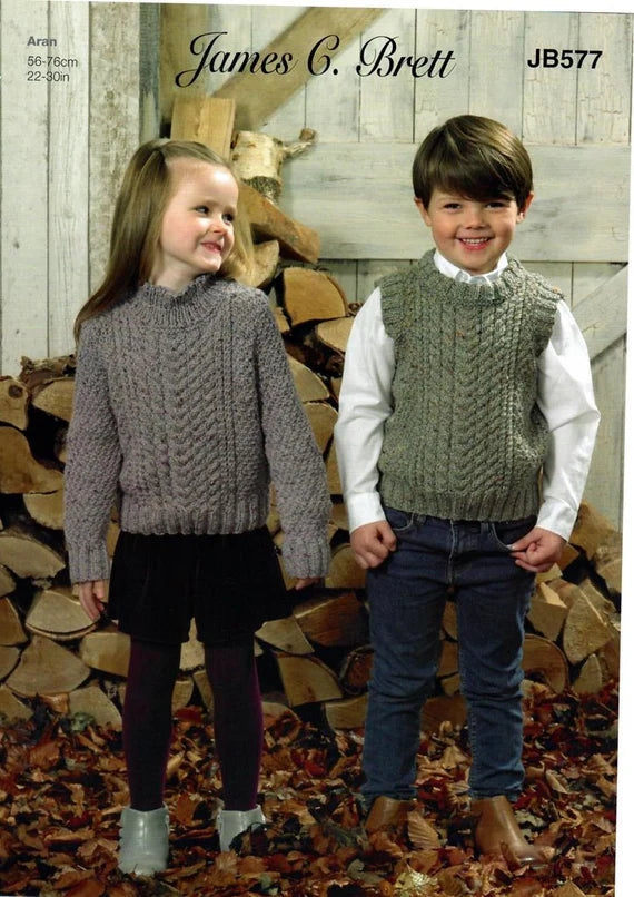 James C Brett - Children's Knitwear Pattern Leaflets