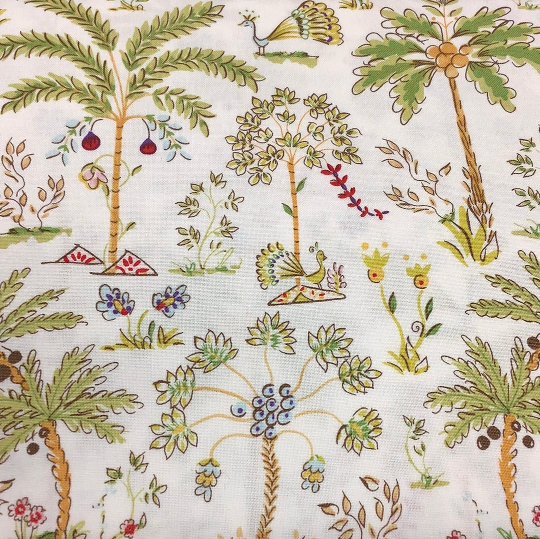 Free Spirit-Palm Trees-White #PWDF209-WHITE