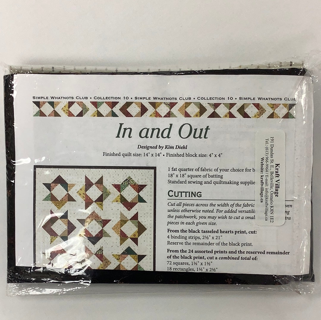 In and Out Quilt-Quilt Kit