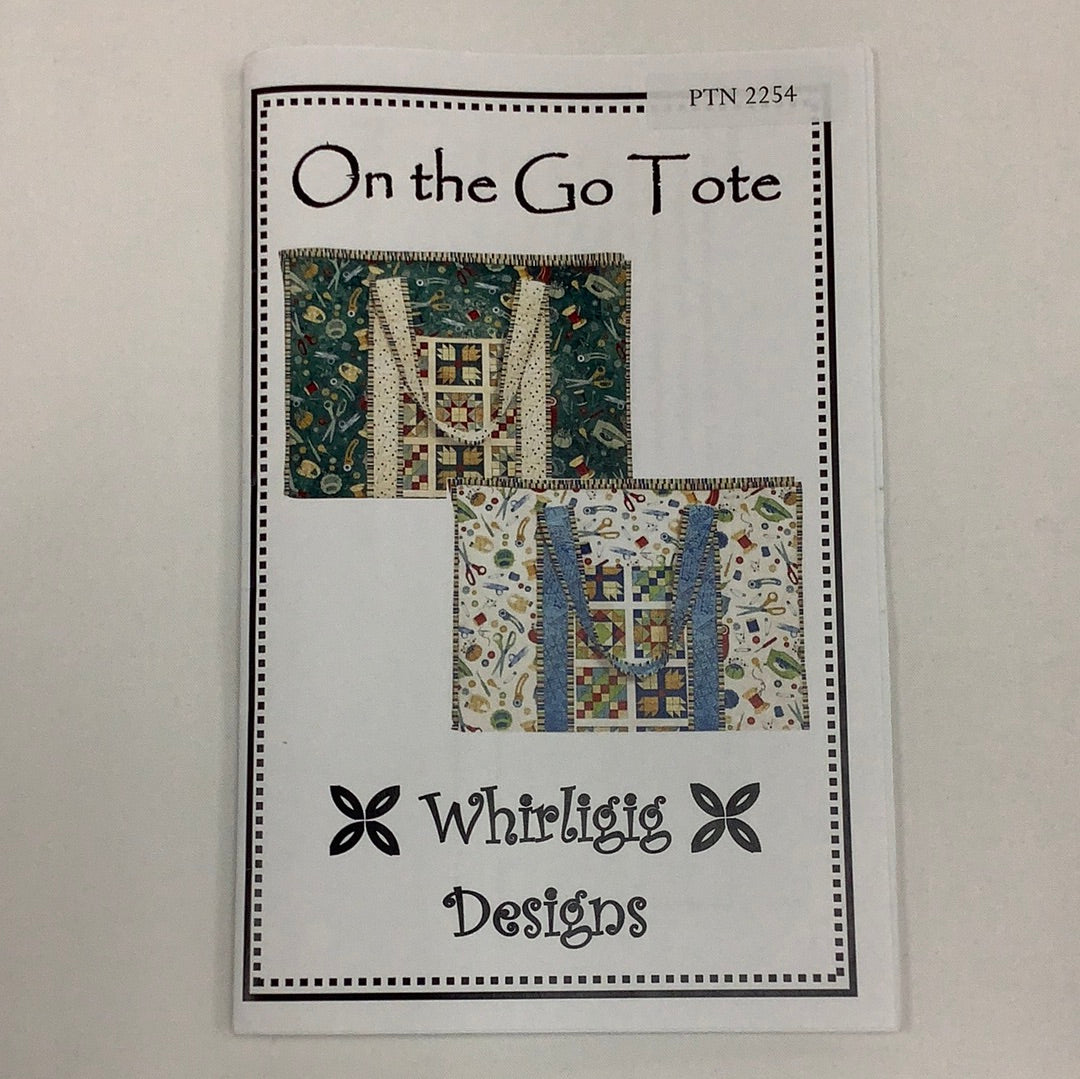 Whirligig Designs-On the Go Tote-Pattern