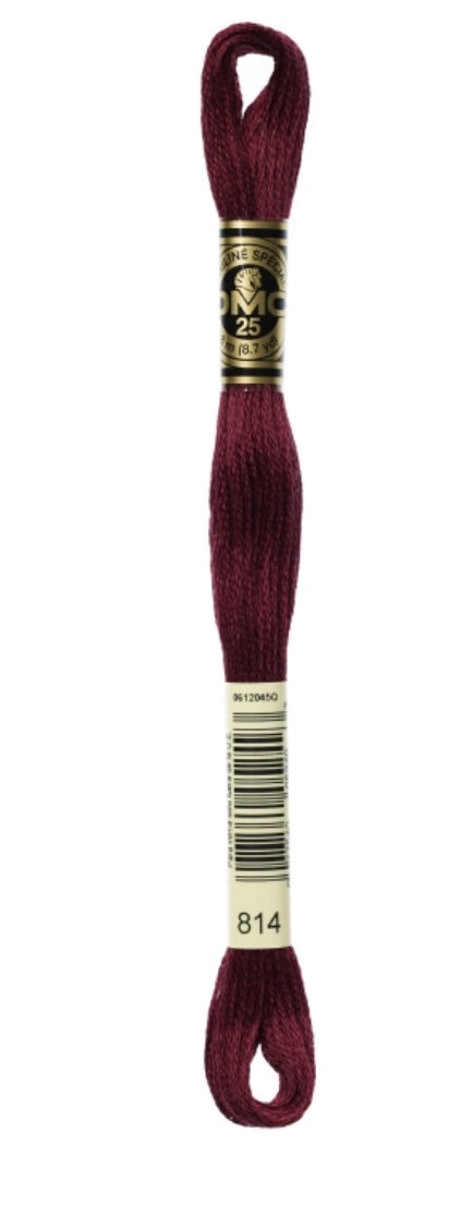DMC-Six Strand Embroidery Floss-814-8m/8.7y