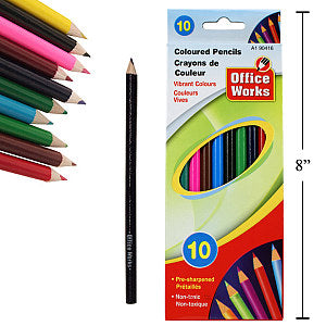 Office Works-Coloured Pencils #30011