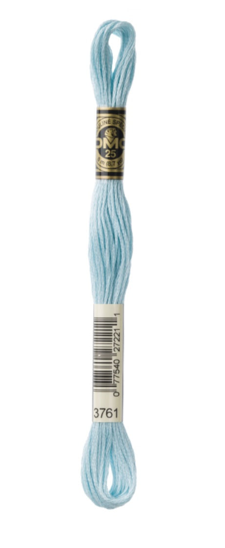 DMC-Six Strand Embroidery Floss-3761-8m/8.7y