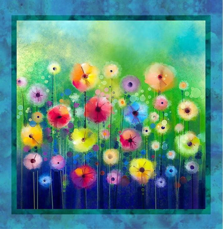 In The Beginning Fabrics - A Year of Art Panel