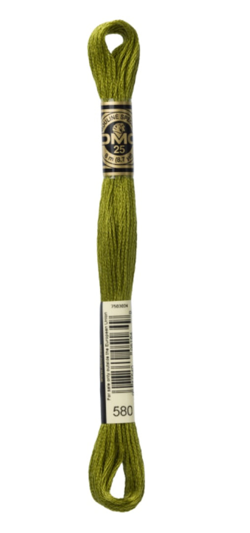 DMC-Six Strand Embroidery Floss-580-8m/8.7y