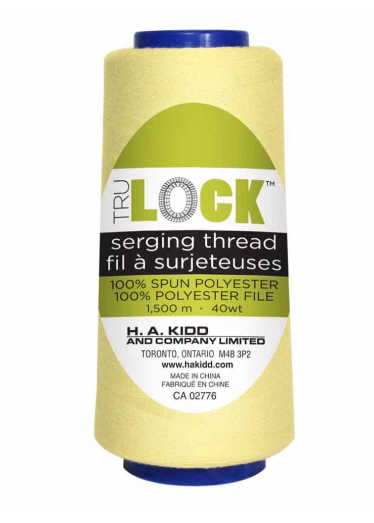 TruLock-Premium Serging Thread-1500m-Yellow