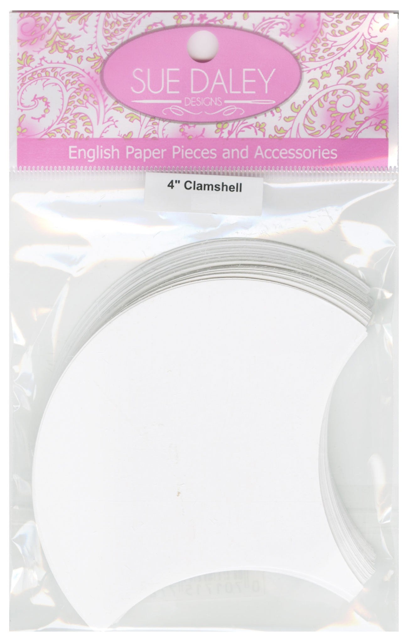 Sue Daley Designs - Paper Pieces - 4” Clamshell - 100 Pieces