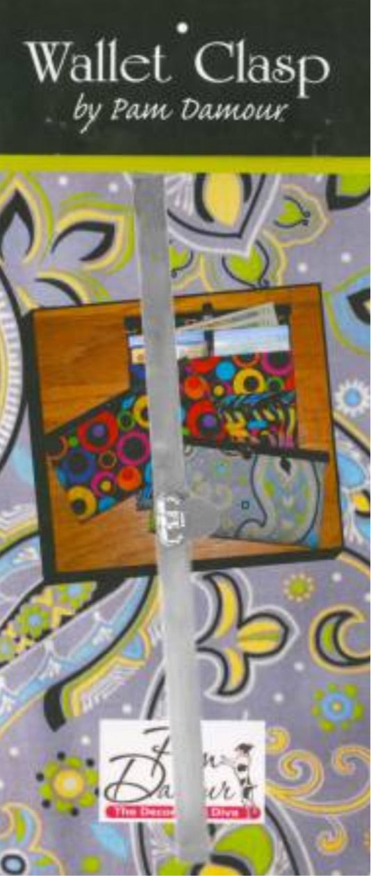 Pam Damour-Wallet Clasp-Silver