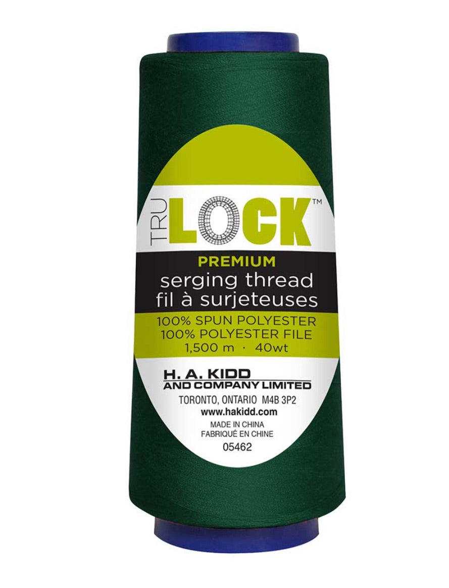 TruLock-Premium Serging Thread-1500m-Hunter
