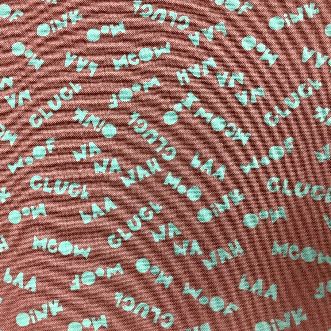 Camelot Fabrics - Cluck Moo Oink
