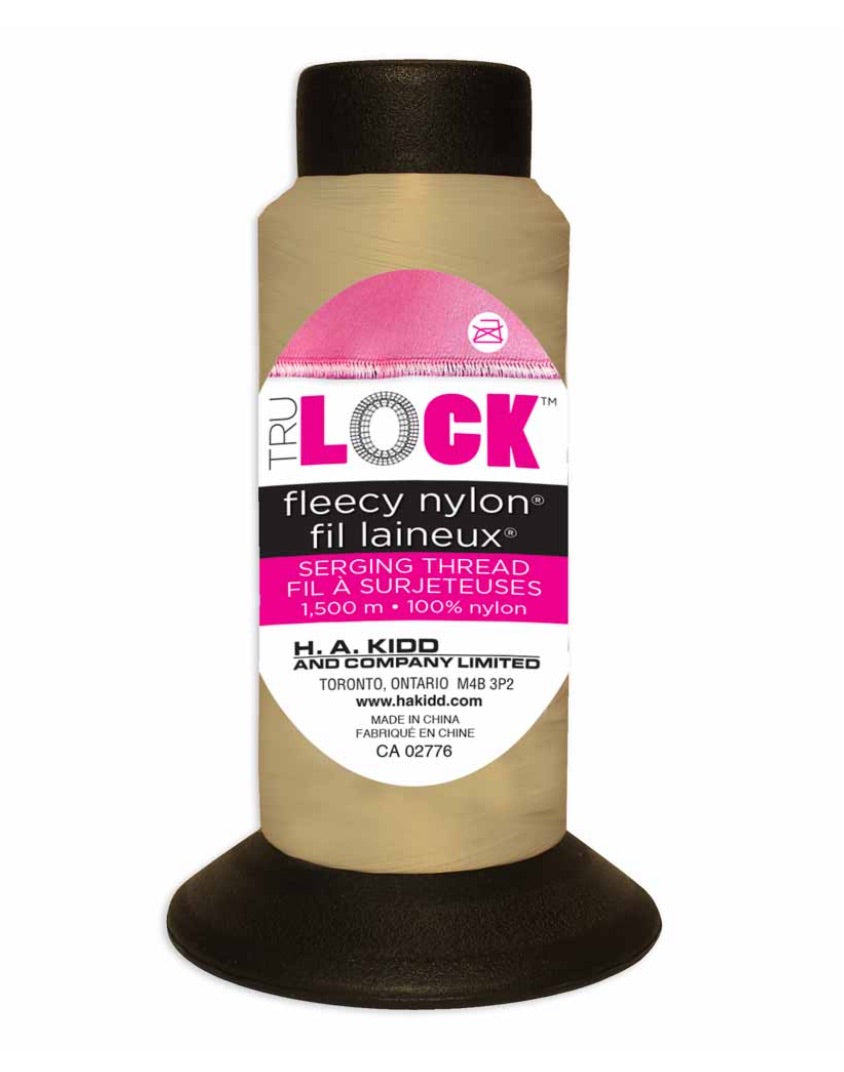 Tru Lock-Fleecy Nylon Serging Thread-1500m/1640y-Beige