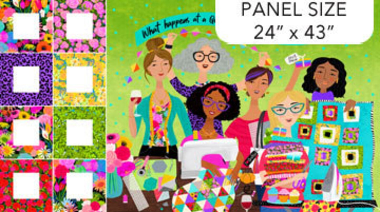 Northcott-Quilt Retreat-Panel