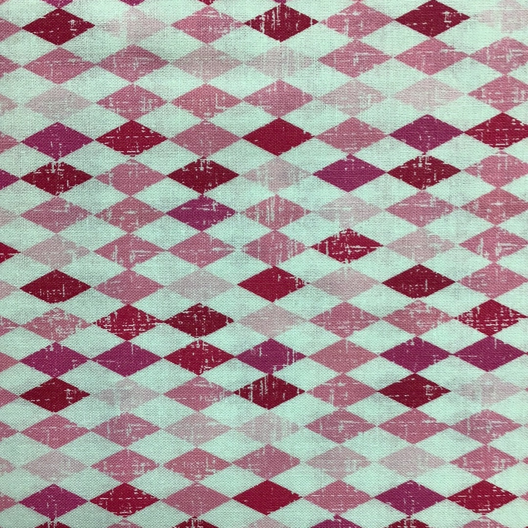 Northcott-Patrick Lose Celebrations-Pink Harlequin