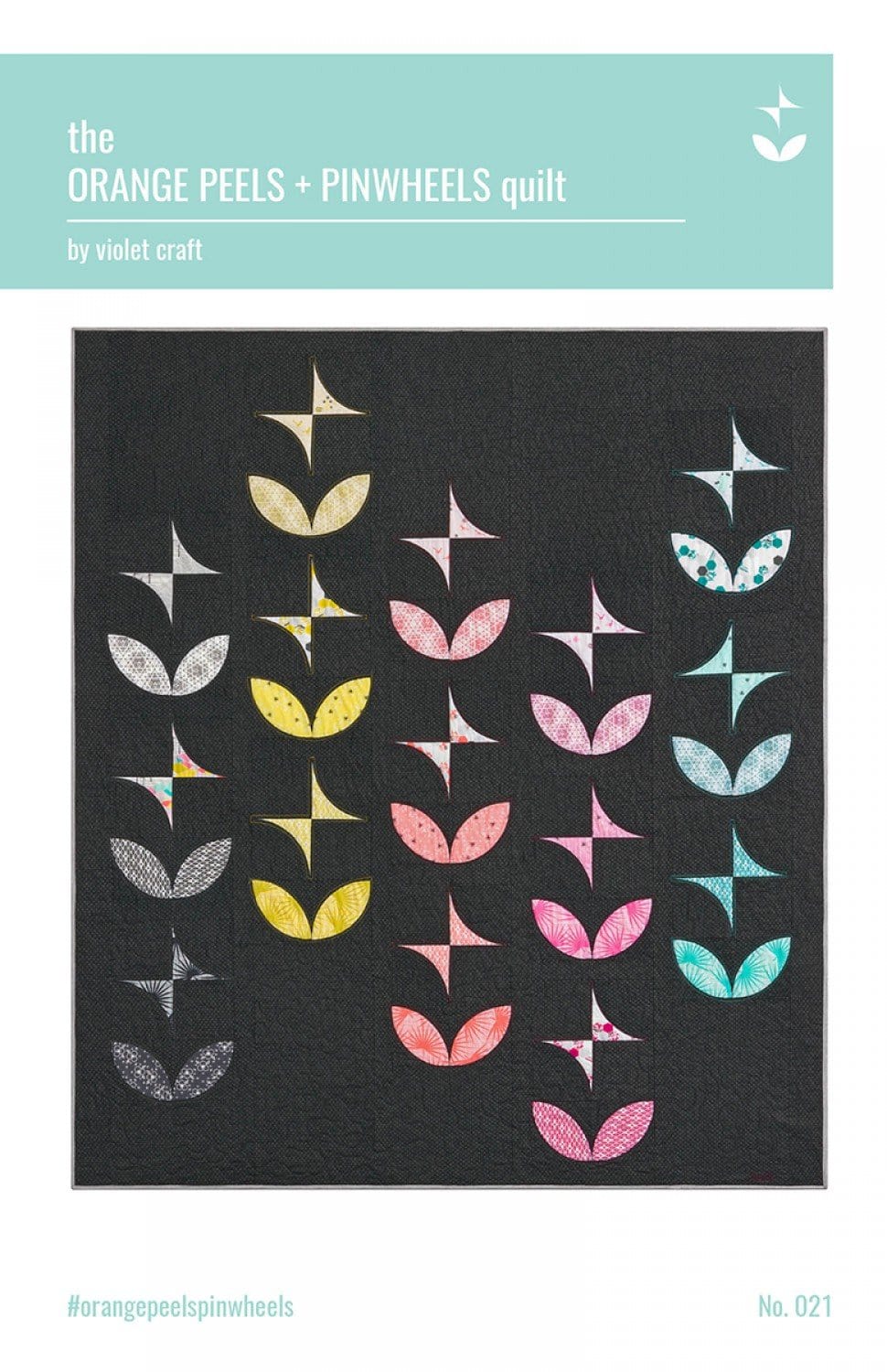 Violet Craft - The Orange Peels + Pinwheels Quilt - Pattern