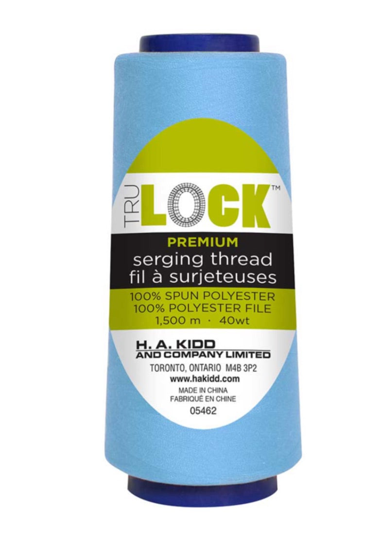 TruLock-Premium Serging Thread-1500m-Light Blue