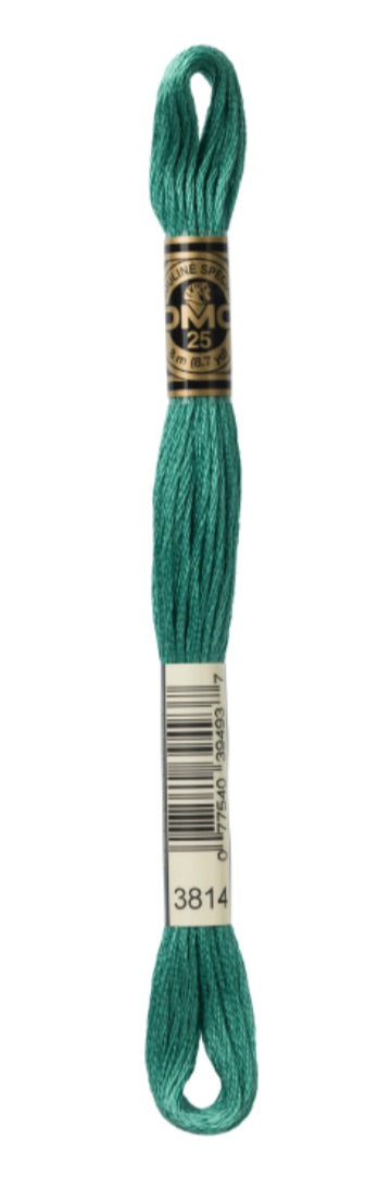 DMC-Six Strand Embroidery Floss-3814-8m/8.7y