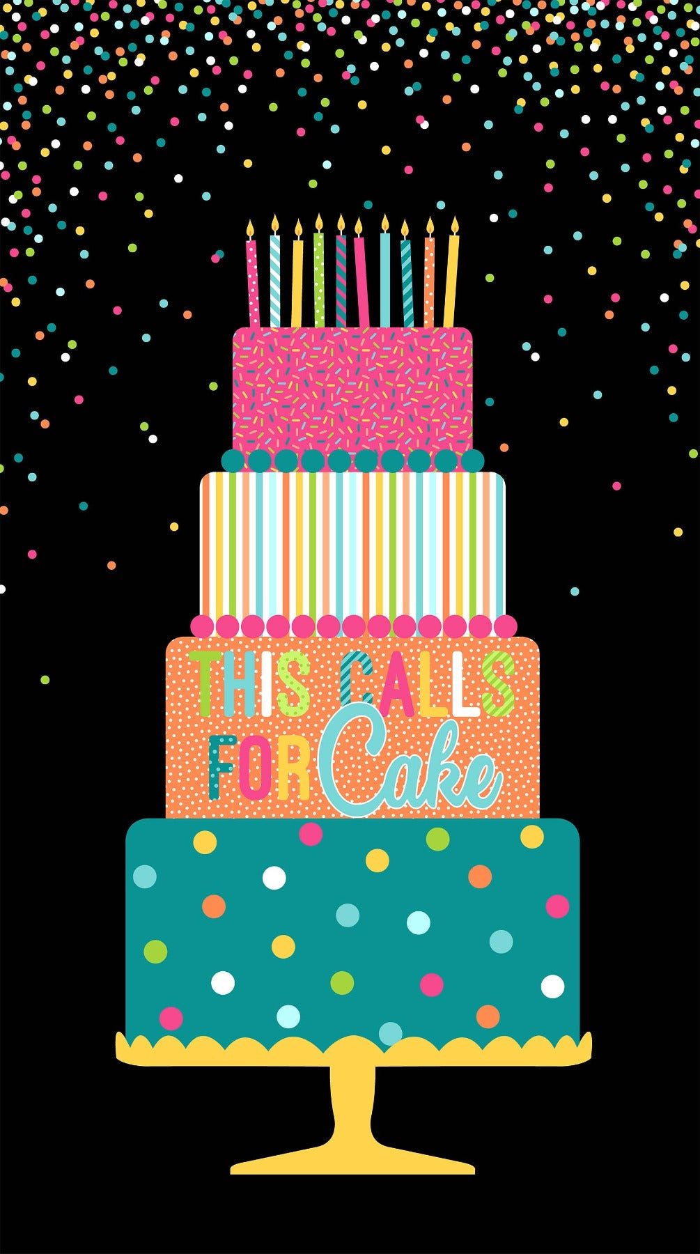 Northcott-This Calls For Cake-Panel