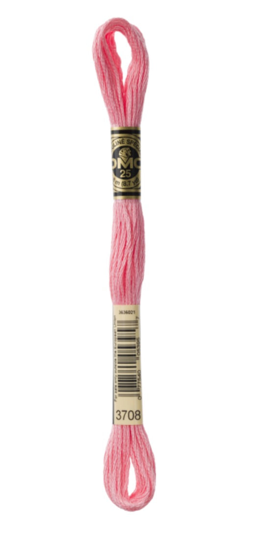 DMC-Six Strand Embroidery Floss-3708-8m/8.7y #3708