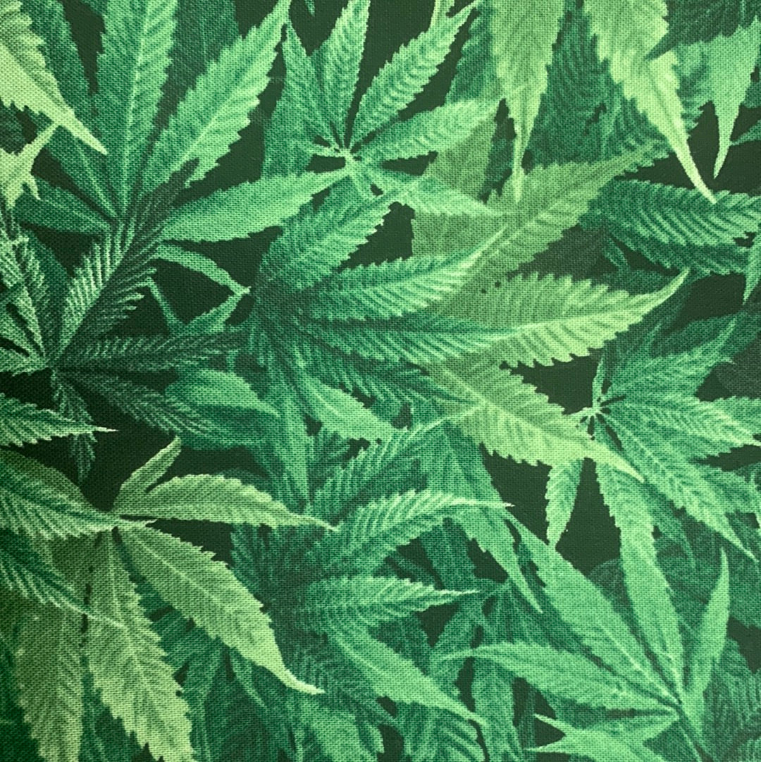 Timeless Treasures-Cannabis Leaf