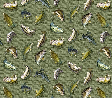 Northcott-Hooked-Green Multi