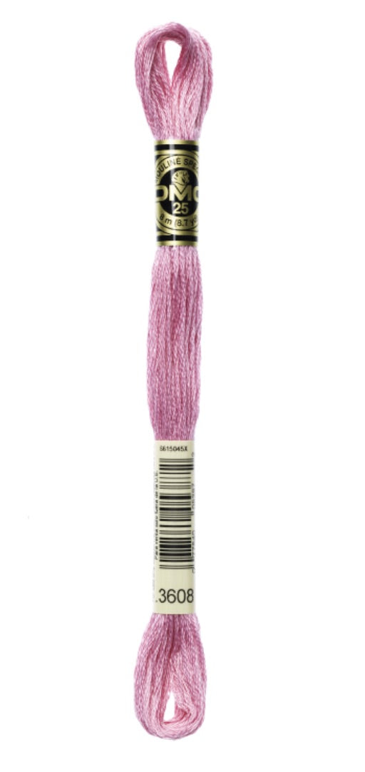 DMC-Six Strand Embroidery Floss-3608-8m/8.7y