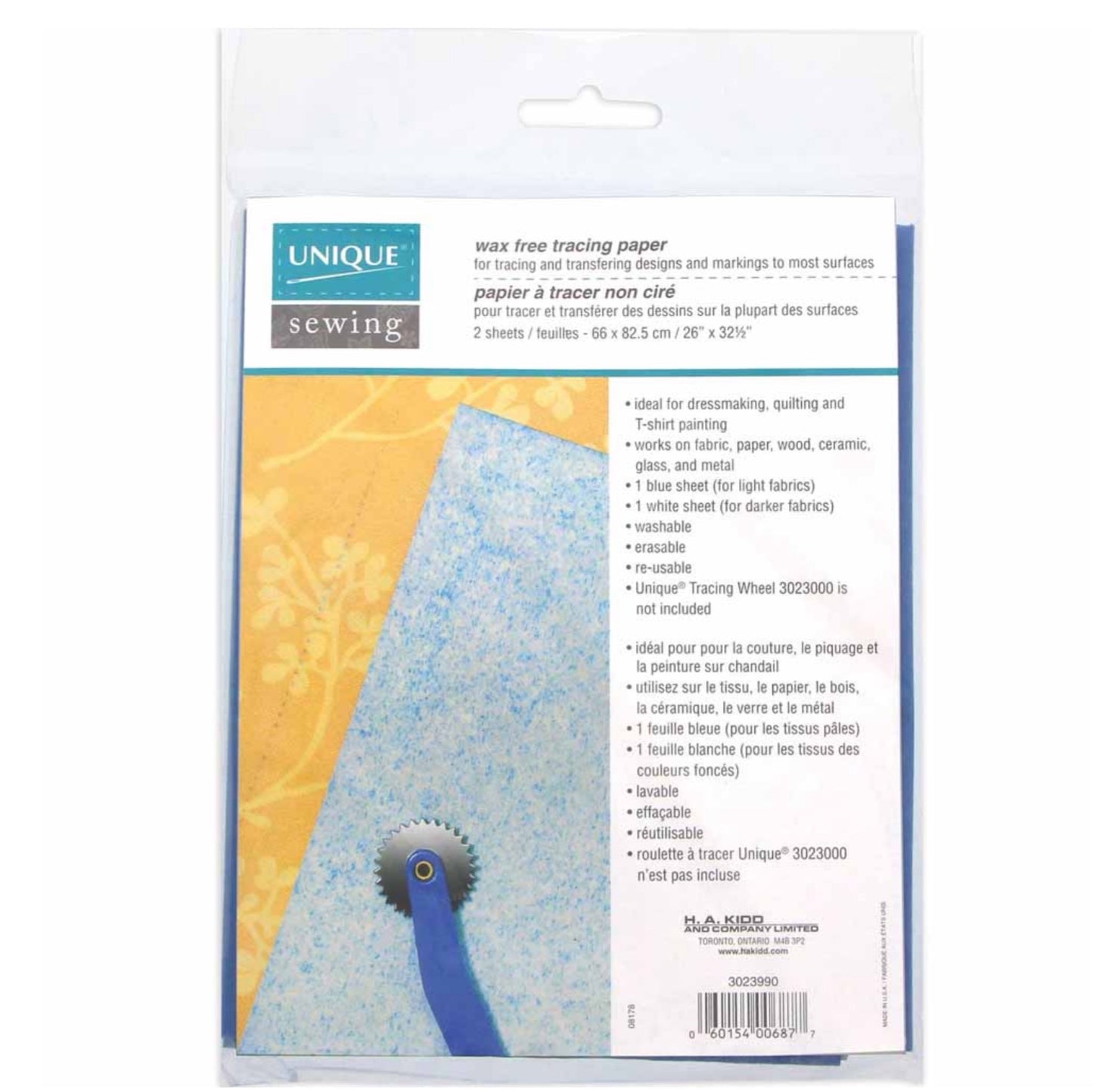 Unique Sewing-Wax Free Tracing Paper