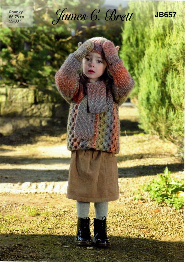 James C Brett - Children's Knitwear Pattern Leaflets