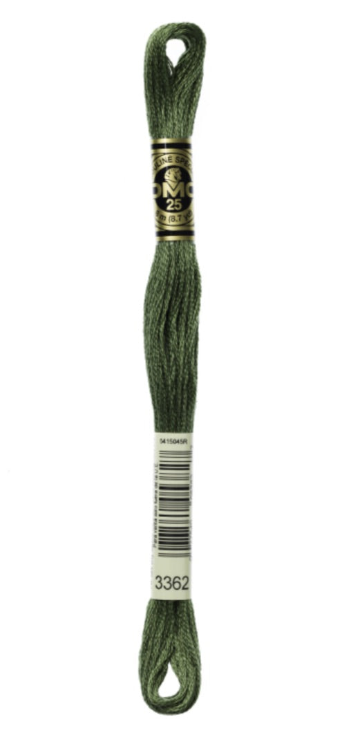 DMC-Six Strand Embroidery Floss-3362-8m/8.7y