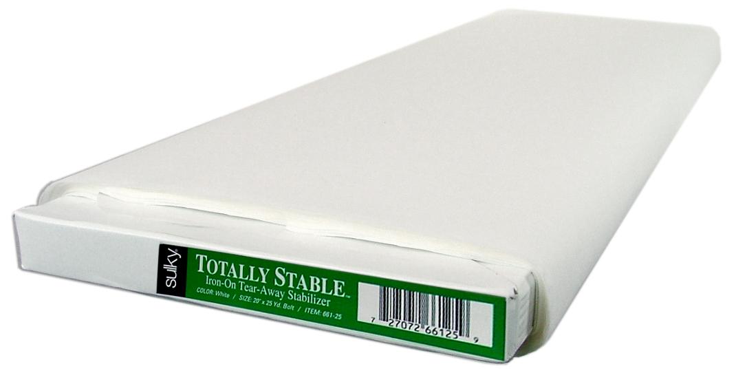 Sulky-Totally Stable-Iron On Tear Away Stabilizer-White