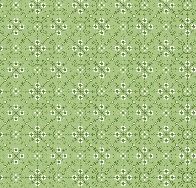Riley Blake Designs-Bee Plaids-Granny Apple