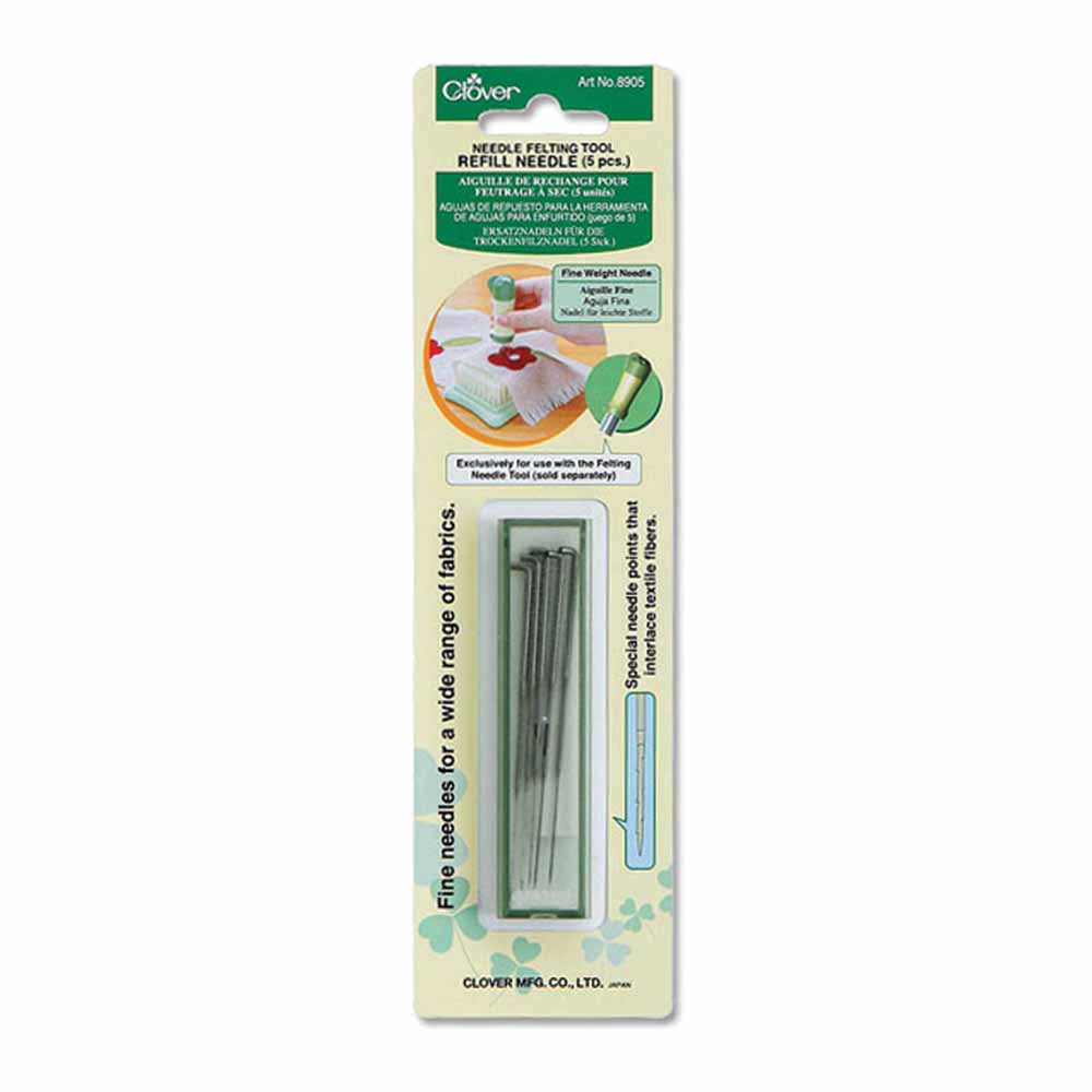 Clover-Needle Felting Tool-Refill Needle (5 pcs) #8905